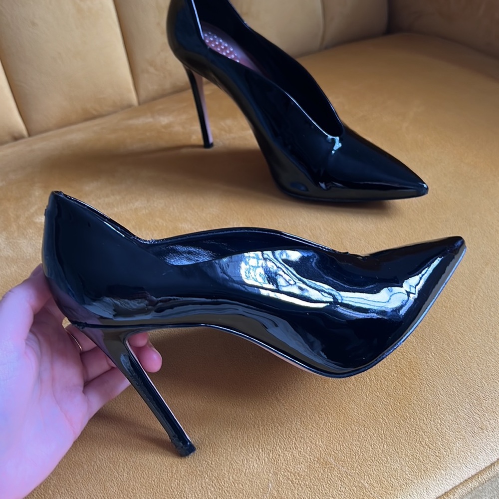 Reiss black heels